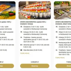 Ile kosztuje obiad w hotelu Gołębiewskim - ceny i zniżki dla dzieci