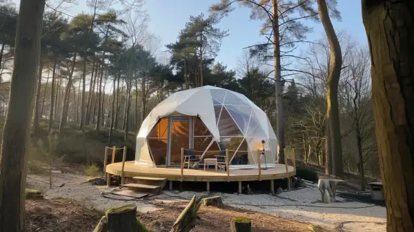 Domek w lesie, czyli glamping co to? Nowoczesne, komfortowe noclegi w otoczeniu natury.